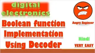 Boolean function implementation using decoder