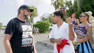 Crazy Man Wanted to Fight Over Girls!