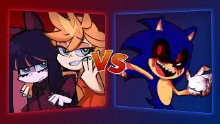 MUGEN Battle - Panty/Stocking vs Sonic.EXE