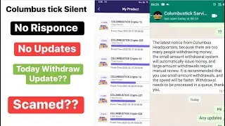 Columbus tick Silent Today Withdraw Updates