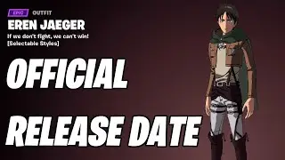 Eren Jaeger Official Release Date in Fortnite Season 2