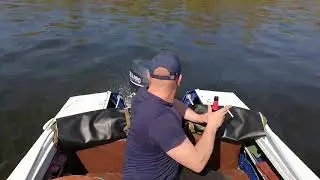ПРОГРЕСС 2 И СИ ПРО 30# ЧАСТЬ 2#(спуск лодки, первый запуск мотора)