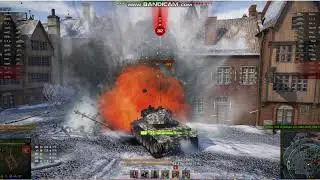 World of Tanks T26E4 SuperPershing- Супер ПЕршинг, хороший бой ,синхронный  нагиб двух O-NI