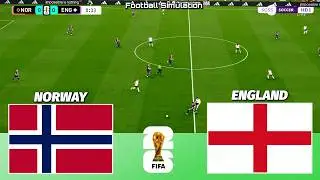 🔴 LIVE | Norway vs England - Quarter Final - FIFA World Cup 2026 | PES 21 Simulation