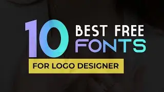Top 10 Letter Logo Design Font || Free Fonts Pack Download