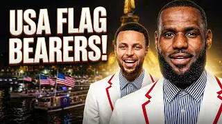 LeBron James & Team USA Opening Ceremony 2024 Paris Olympics!!! 🥇