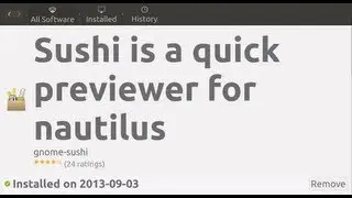 Ubuntu 1304 Sushi