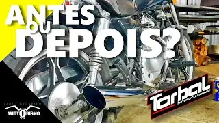 Troca do Escapamento da Intruder Custom (Torbal)