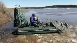 Покатушки на аэролодке Лани.