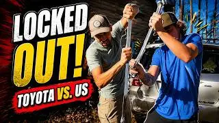Don't do this at home! Locked Out of Car