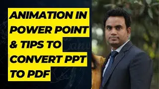 How to convert ppt to pdf, how to make animation in power point, ppt to pdf, image, ppt, pdf