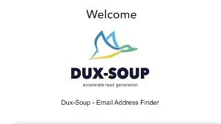 Dux-Soup Easy Tutorials - 10 - Email Address Finder