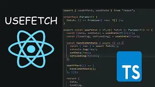 React Custom Hooks, Usefetch con Typescript