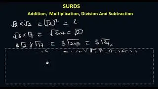 Addition,  subraction,  of surds