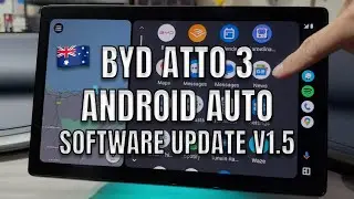 2023 BYD Atto 3 Android Auto Software Update 1.5 Australia Walkthrough