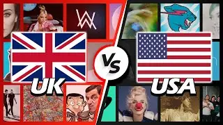 USA YouTubers Vs UK YouTubers - Sub Count [2006-2026]