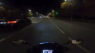 Вечерние покутшки на 400-сот кубовом мотоцыкле