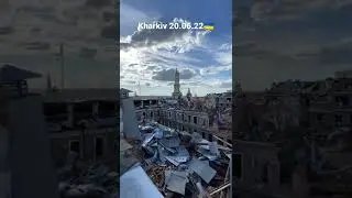 Kharkiv city ​​after shelling