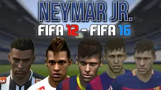 Neymar Jr. | FIFA 12 - FIFA 16 (Stats, Ingame Face, Skills, Goals, etc)