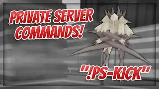 Private Server Commands - PS-Admin! | Ro-Ghoul | Roblox
