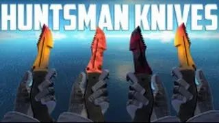 Knives Huntsman  | Пак из CS GO для CS 1.6 {HD} + {Анимация}