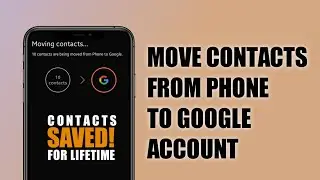 How to Transfer Contacts from Phone to Google Account ||Sync Contacts||Afomination-Tech||