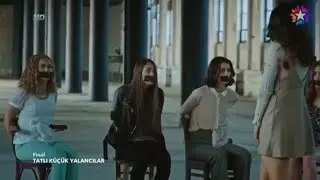 Tape Gagged 4 Turkish girls