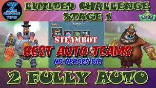Steambot Limited Challenge Stage 1 | Full Steam Ahead Stage 1 (Best Fully Auto Teams) Part 1
