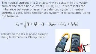 Neutral Current Calculation in 3-Phase, 4-Wire System.