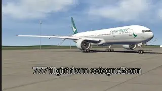 777 FLIGHT FROM  cologne Bonn TO Düsseldorf