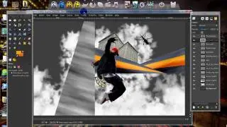 (Part2) How to make a city photomanip in GIMP