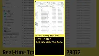 Run Java Code With Your Name, Java SpringBoot Tutorial, Spring Boot in Telugu, Java, Web Development
