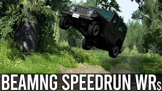 Setting A Dozen World Records in BeamNG! - Hot Laps and Scenario Speedruns