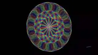 ✨python animation Spectral Spiral Symphony using turtle