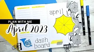 PLAN WITH ME || April 2023 Bullet Journal Setup