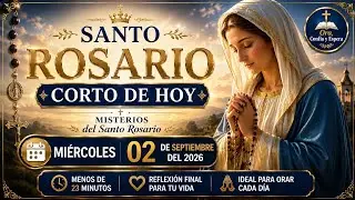 TODAY'S SHORT HOLY ROSARY Wednesday, September 2, 2026 🌹