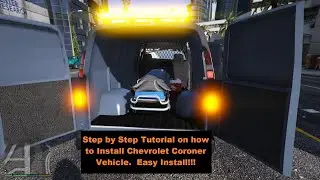 GTA V | GTA 5 | LSPDFR | Tutorial | How to Install Chevrolet Los Santos Coroner Van | Step by Step