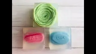 ASMR soap cutting/Мыло в мыльной основе