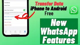 WhatsApp Tricks iPhone | Transfer Whatsapp Chats from iPhone to Android | WhatsApp Tricks in Hindi