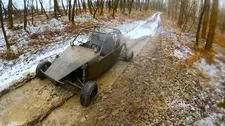 I got stuck in the mud...