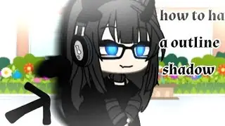 °•[Tutorial on how to have black outline shadow]•°#gacha #gachalife #tutorial