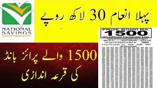 Prize bond result today-Prize bond 1500 result online