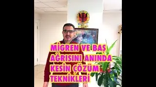 MİGREN VE BAŞ AĞRISINI ANINDA HIZLI,ETKİLİ VE KESİN ÇÖZEN 6 SİHİRLİ FORMÜL!!!