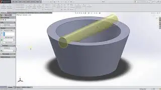 How to model washer and cup? Screw-jack assembly part-2 (Extrude cut | Revolve)