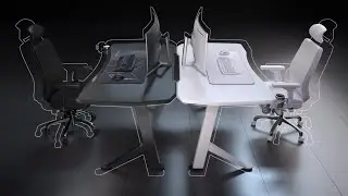 White Gaming Desk VS. Black Gaming Desk - Ultimate Setup®