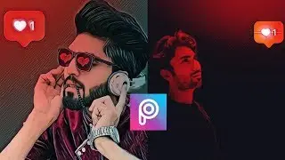 Picsart new vectorart + instgram heart shape tutorial with easy steps