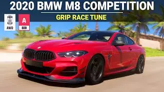 Forza Horizon 5 Tuning - 2020 BMW M8 Competition Coupe, FH5 Grip Race Build, Tune & Gameplay