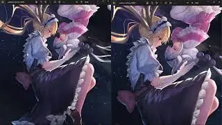 Enhancements - Upscaling by Waiffu2x GUI.