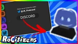 *DISCORD AWARD* CODE IN ROCITIZENS (STILL WORKING IN 2020) | RoCitizens | ROBLOX
