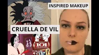 Inspired makeup  - cruella de vil